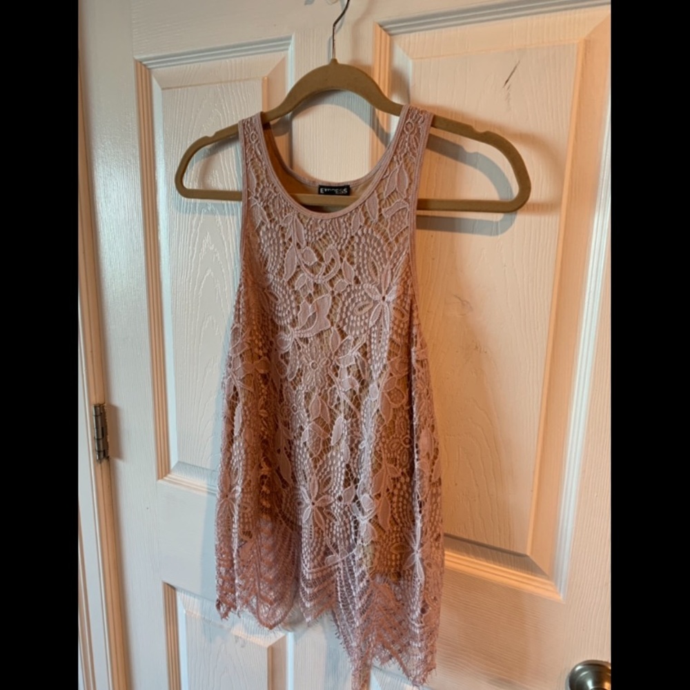 Lace tank top